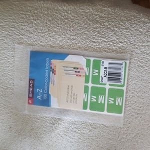 New Smead Color Labels "M"